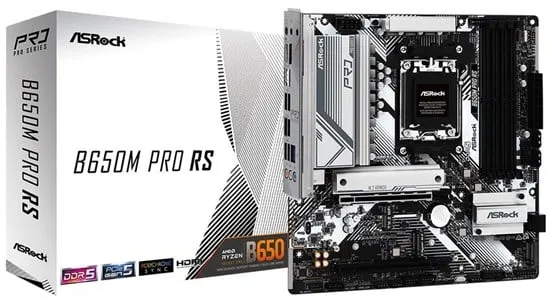 ASRock B650M PRO RS Motherboard - AMD B650 - AMD AM5 - DDR5 RAM - Micro-ATX