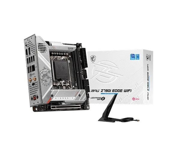 MSI MPG Z790I EDGE WIFI Motherboard - Intel Z790 - Intel LGA1700 - DDR5 RAM - Mini-ITX