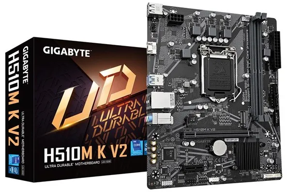 GIGABYTE H510M K V2 Motherboard - Intel H470 - Intel LGA1200 - DDR4 RAM - Micro-ATX