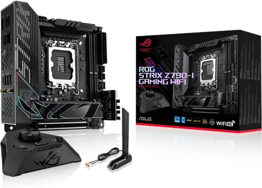 ASUS ROG STRIX Z790-I GAMING WIFI Motherboard - Intel Z790 - Intel LGA1700 - DDR5 RAM - Mini-ITX
