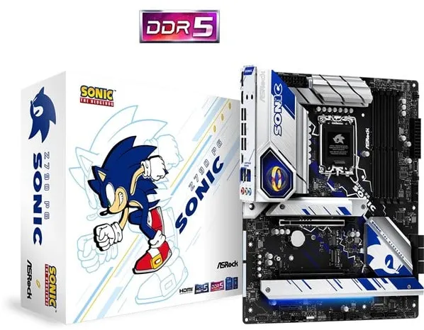 ASRock Z790 PG Sonic Motherboard - Intel Z790 - Intel LGA1700 - DDR5 RAM - ATX