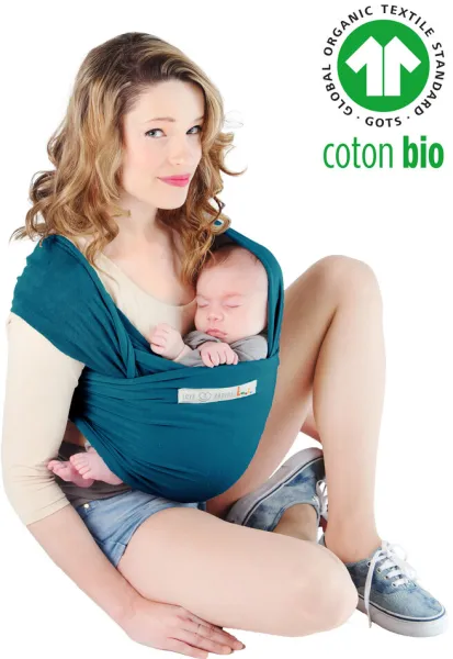 Basic organic stretch wrap blue