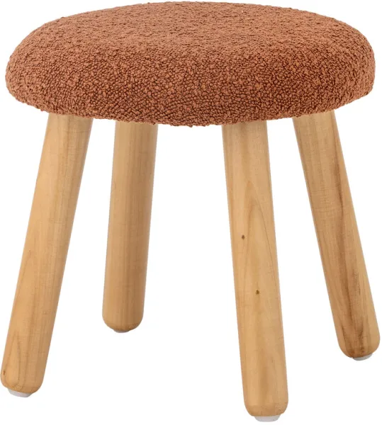 Aksel Stool, Brown, Polyester