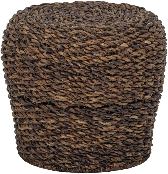 CREATIVE COLLECTION Tasse stool - brown abaca