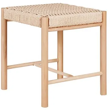 Abano Stool with natural weave seat