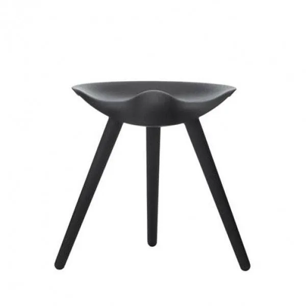 Audo Copenhagen ML42 stool 48 cm - Black stained beech