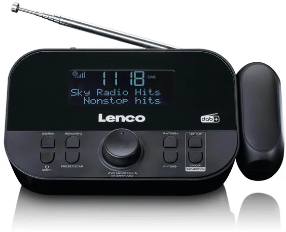 Lenco CR-615BK - DAB/FM - Mono - Black